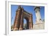 Arco de Triunfo de Barcelona, Barcelona, Catalonia, Spain, Europe-Frank Fell-Framed Photographic Print