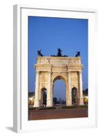 Arco Della Pace, Milan, Lombardy, Italy, Europe-Christian Kober-Framed Photographic Print