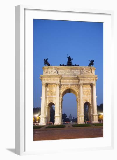 Arco Della Pace, Milan, Lombardy, Italy, Europe-Christian Kober-Framed Photographic Print