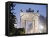 Arco Della Pace, Milan, Lombardy, Italy, Europe-Christian Kober-Framed Stretched Canvas