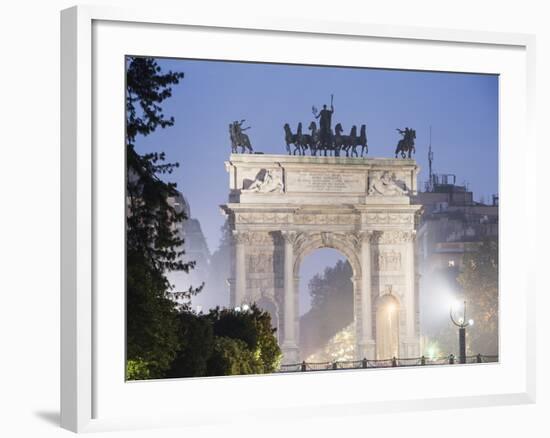 Arco Della Pace, Milan, Lombardy, Italy, Europe-Christian Kober-Framed Photographic Print