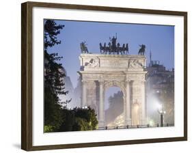 Arco Della Pace, Milan, Lombardy, Italy, Europe-Christian Kober-Framed Photographic Print