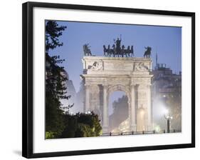 Arco Della Pace, Milan, Lombardy, Italy, Europe-Christian Kober-Framed Photographic Print