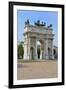 Arco Della Pace, Piazza Sempione, Milan, Lombardy, Italy, Europe-Peter Richardson-Framed Photographic Print