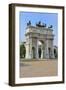 Arco Della Pace, Piazza Sempione, Milan, Lombardy, Italy, Europe-Peter Richardson-Framed Premium Photographic Print