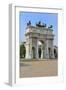 Arco Della Pace, Piazza Sempione, Milan, Lombardy, Italy, Europe-Peter Richardson-Framed Premium Photographic Print