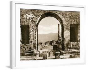 Arco Di Nerone, Pompeii, Italy, C1900s-null-Framed Giclee Print