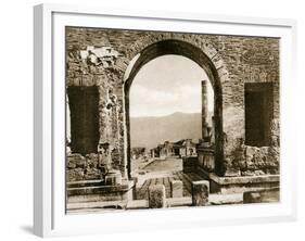 Arco Di Nerone, Pompeii, Italy, C1900s-null-Framed Giclee Print