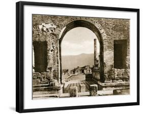 Arco Di Nerone, Pompeii, Italy, C1900s-null-Framed Giclee Print