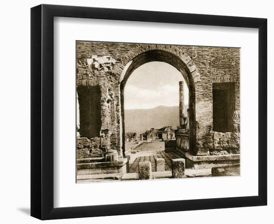 Arco Di Nerone, Pompeii, Italy, C1900s-null-Framed Giclee Print