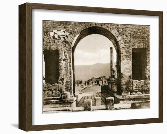 Arco Di Nerone, Pompeii, Italy, C1900s-null-Framed Giclee Print