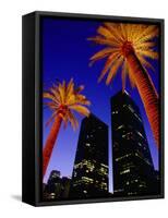 Arco Plaza Towers, Los Angeles, United States of America-Richard Cummins-Framed Stretched Canvas