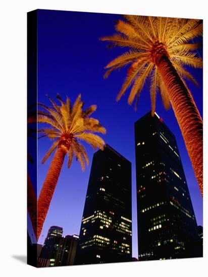 Arco Plaza Towers, Los Angeles, United States of America-Richard Cummins-Stretched Canvas