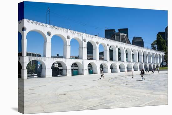 Arcos Da Lapa (Carioca Aqueduct) in Lapa, Rio De Janeiro, Brazil, South America-Michael Runkel-Stretched Canvas