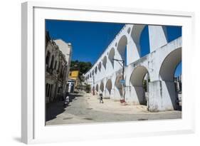 Arcos Da Lapa (Carioca Aqueduct) in Lapa, Rio De Janeiro, Brazil, South America-Michael Runkel-Framed Photographic Print