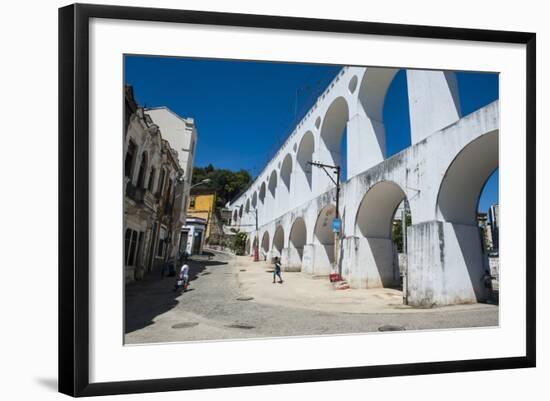 Arcos Da Lapa (Carioca Aqueduct) in Lapa, Rio De Janeiro, Brazil, South America-Michael Runkel-Framed Photographic Print