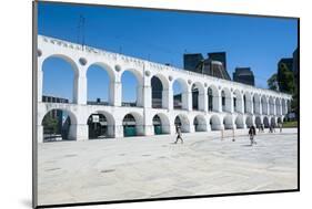 Arcos Da Lapa (Carioca Aqueduct) in Lapa, Rio De Janeiro, Brazil, South America-Michael Runkel-Mounted Photographic Print
