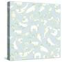 Arctic Animals Cozy and Warm 1-Si Design Loft-Stretched Canvas