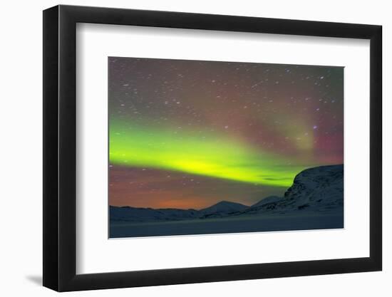 Arctic Circle, Lapland, Scandinavia, Sweden, Abisko National Park-Christian Kober-Framed Photographic Print