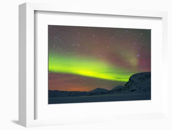 Arctic Circle, Lapland, Scandinavia, Sweden, Abisko National Park-Christian Kober-Framed Photographic Print