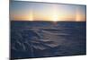 Arctic Coastal Plain, Sundog over Snowy Landscape, Alaska, USA-Hugh Rose-Mounted Photographic Print