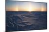 Arctic Coastal Plain, Sundog over Snowy Landscape, Alaska, USA-Hugh Rose-Mounted Photographic Print