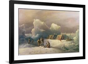 Arctic Expedition: the Most Northern Encampment of H.M.S. Alert, 1877-Richard Bridges Beechey-Framed Giclee Print