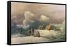 Arctic Expedition: the Most Northern Encampment of H.M.S. Alert, 1877-Richard Bridges Beechey-Framed Stretched Canvas