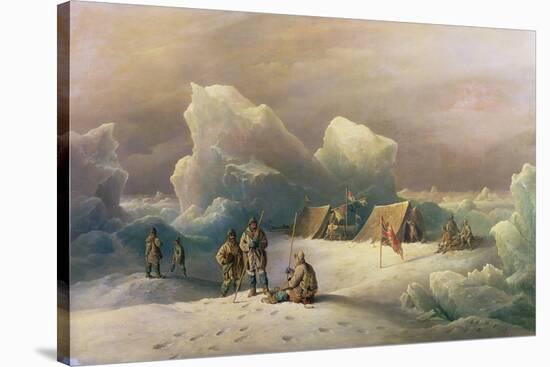 Arctic Expedition: the Most Northern Encampment of H.M.S. Alert, 1877-Richard Bridges Beechey-Stretched Canvas