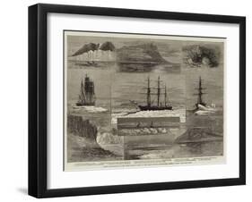 Arctic Exploration by Mr Leigh Smith's Yacht in the Franz Joseph Archipelago, Siberian Ocean-Walter William May-Framed Giclee Print