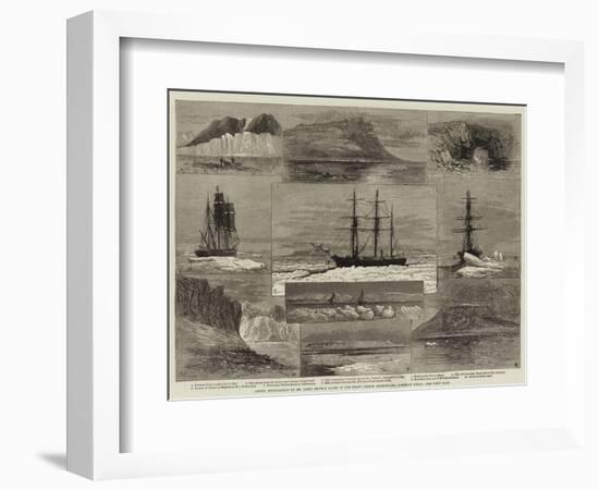 Arctic Exploration by Mr Leigh Smith's Yacht in the Franz Joseph Archipelago, Siberian Ocean-Walter William May-Framed Giclee Print