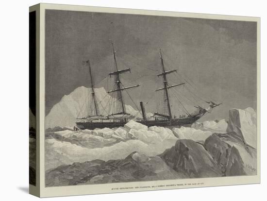 Arctic Exploration, the Jeannette, Mr J Gordon Bennett's Vessel, in the Pack of Ice-Walter William May-Stretched Canvas