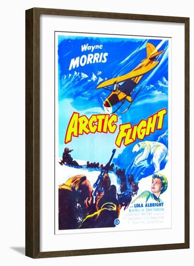 Arctic Flight-null-Framed Art Print