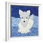 Arctic Fox-Betz White-Framed Art Print