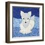 Arctic Fox-Betz White-Framed Art Print