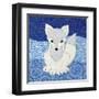 Arctic Fox-Betz White-Framed Art Print