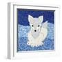 Arctic Fox-Betz White-Framed Art Print