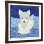 Arctic Fox-Betz White-Framed Art Print