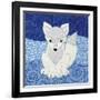 Arctic Fox-Betz White-Framed Art Print