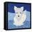 Arctic Fox-Betz White-Framed Stretched Canvas