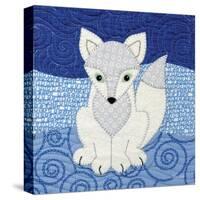 Arctic Fox-Betz White-Stretched Canvas