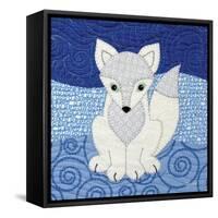 Arctic Fox-Betz White-Framed Stretched Canvas