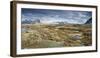 Arctic, Hornsund. Coastal Scenery with Mountains of Sor-Spitsbergen National Park in Distance-David Slater-Framed Photographic Print