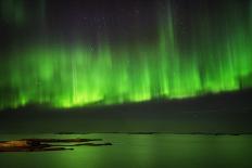 Star Trails and Aurora Borealis or Northern Lights, Iceland-Arctic-Images-Photographic Print