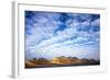 Arctic, Isfjorden. Herringbone Clouds Give Rise to a Striking Light Play on the Land Below-David Slater-Framed Photographic Print