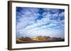 Arctic, Isfjorden. Herringbone Clouds Give Rise to a Striking Light Play on the Land Below-David Slater-Framed Photographic Print