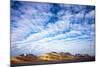 Arctic, Isfjorden. Herringbone Clouds Give Rise to a Striking Light Play on the Land Below-David Slater-Mounted Photographic Print