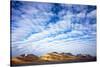 Arctic, Isfjorden. Herringbone Clouds Give Rise to a Striking Light Play on the Land Below-David Slater-Stretched Canvas
