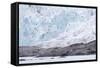 Arctic, Norway, Fourth of July Glacier, Folded Ice, Folded Ice at the Foot of the Glacier-Ellen Goff-Framed Stretched Canvas