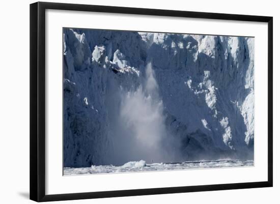 Arctic Ocean, Norway, Svalbard. Calving Glacier-Jaynes Gallery-Framed Photographic Print